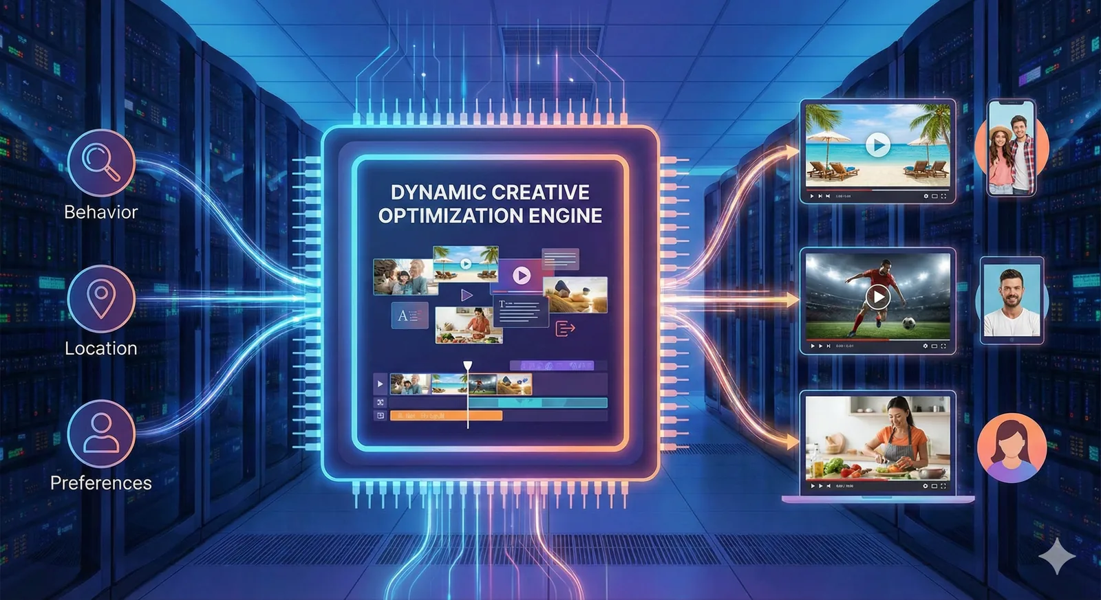 Illustration for Dynamic Creative Optimization